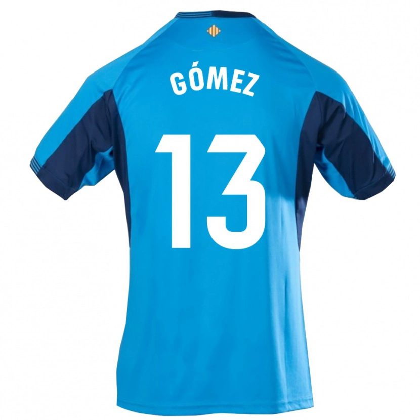 Danxen Femme Rubén Gómez #13 Maillot de Gardien Bleu Blanc 2025/26 T-shirt