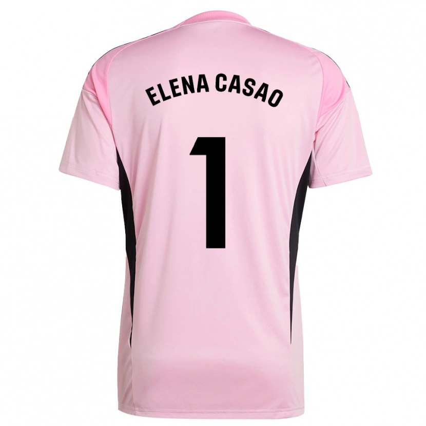Danxen Femme Elena Casao López #1 Maillot de Gardien Rose Noir 2025/26 T-shirt