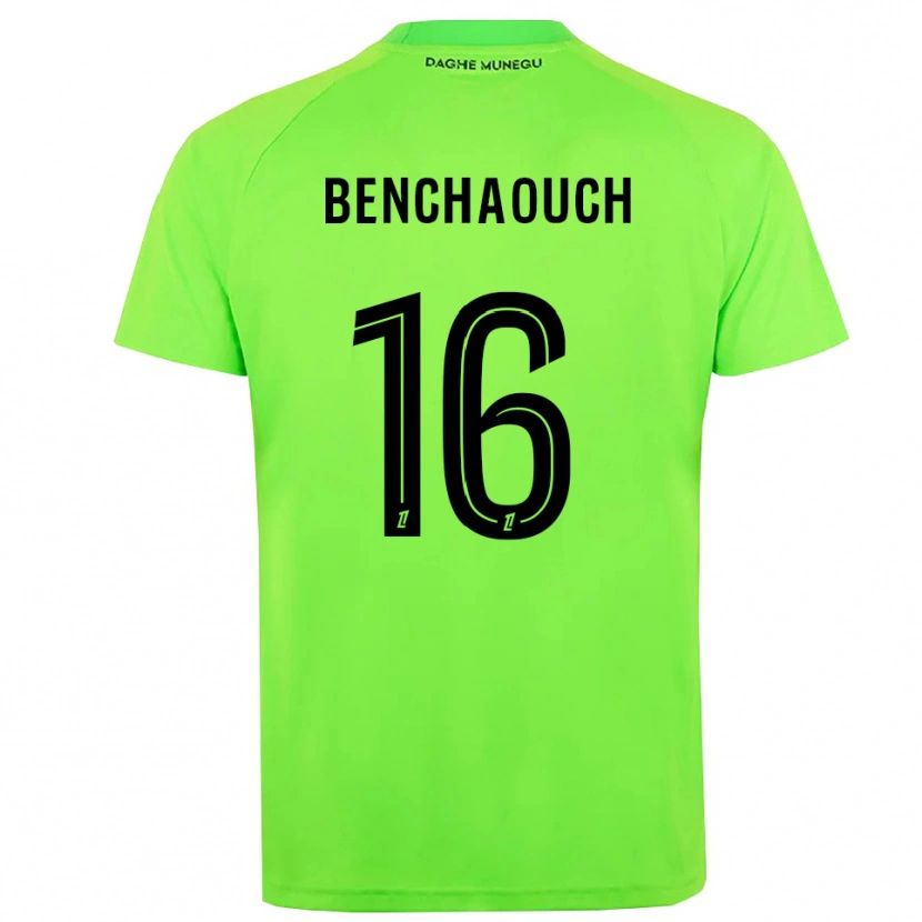 Danxen Femme Yanis Benchaouch #16 Maillot de Gardien Vert Noir 2025/26 T-shirt
