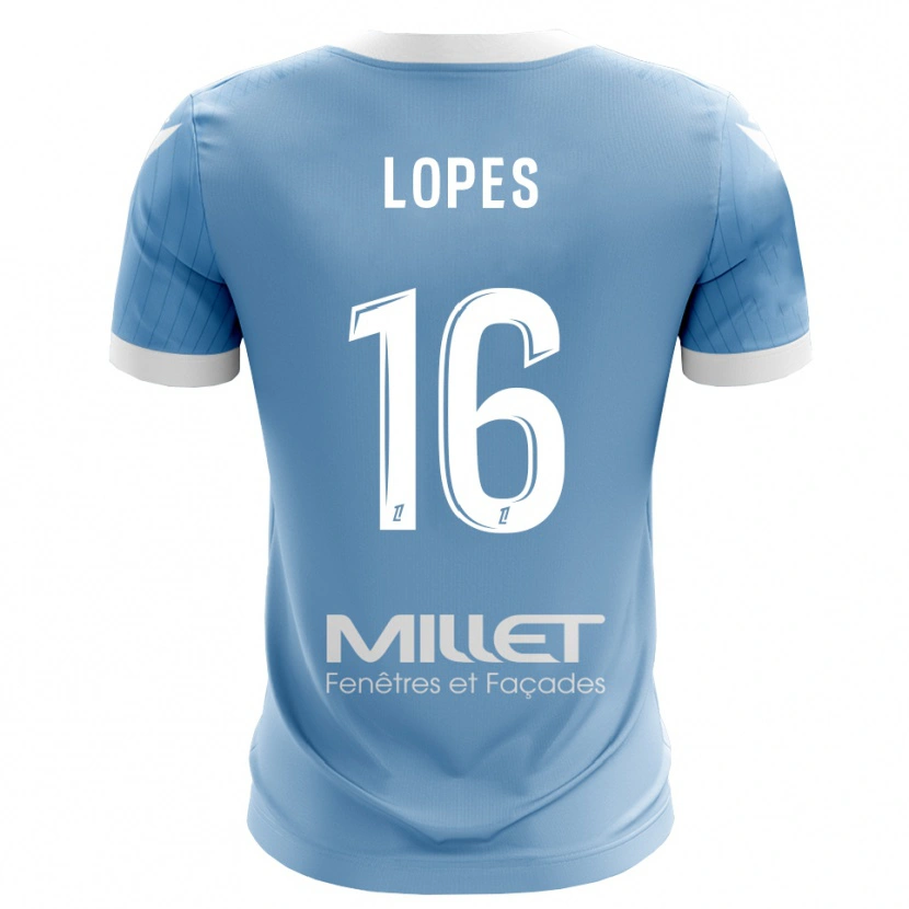 Danxen Femme Anthony Lopes #16 Maillot de Gardien Bleu Ciel Clair 2025/26 T-shirt
