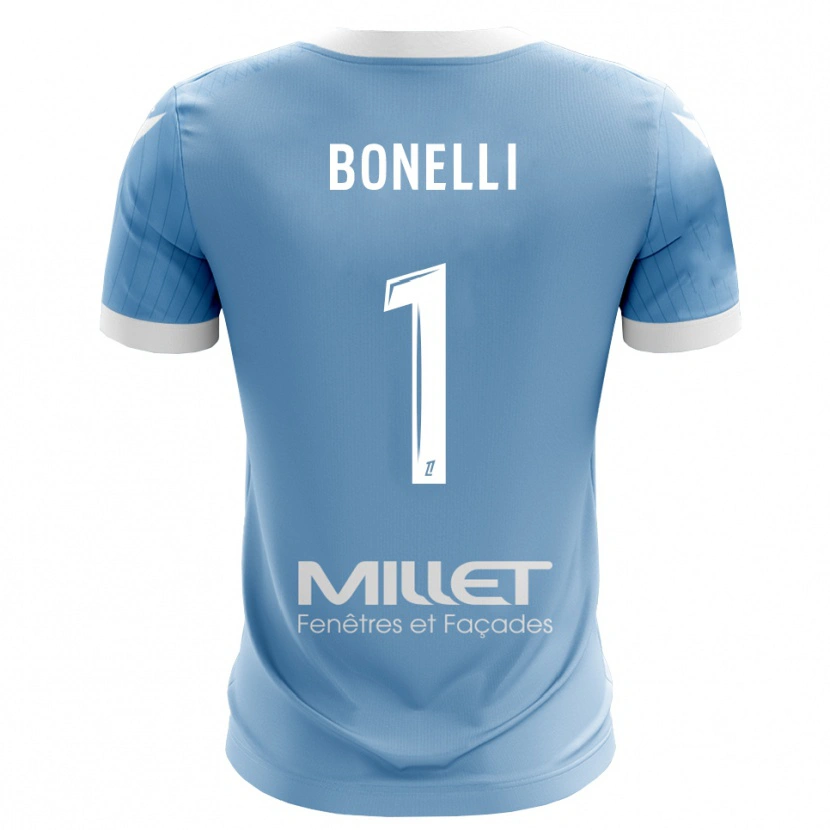 Danxen Femme Lucas Bonelli #1 Maillot de Gardien Bleu Ciel Clair 2025/26 T-shirt