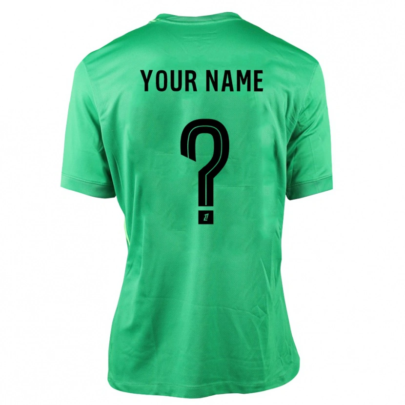 Danxen Femme Paris Saint-Germain Maillot de Gardien Vert Noir 2025/26 T-shirt