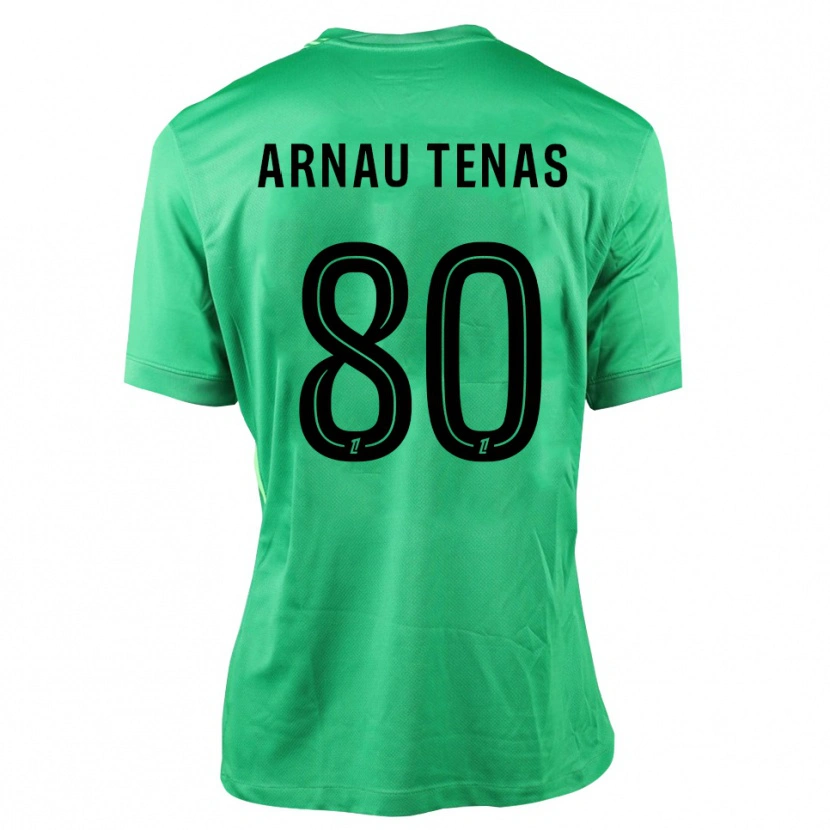 Danxen Femme Arnau Tenas #80 Maillot de Gardien Vert Noir 2025/26 T-shirt
