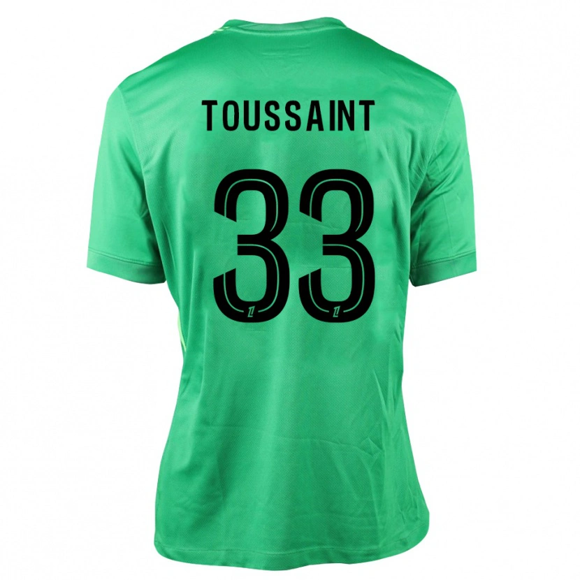 Danxen Femme Océane Toussaint #33 Maillot de Gardien Vert Noir 2025/26 T-shirt