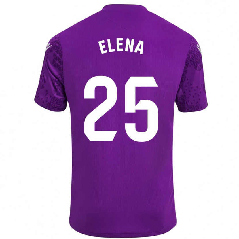 Danxen Femme Elena Gómez Labrador #25 Maillot de Gardien Violet Foncé Blanc 2025/26 T-shirt