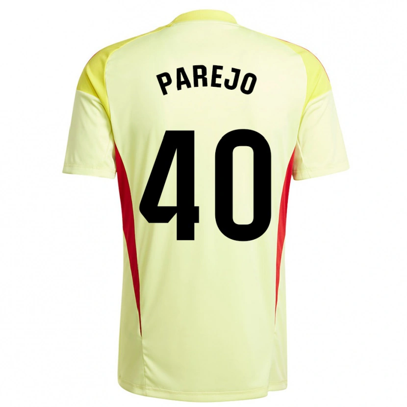 Danxen Femme Jesús Parejo #40 Maillot de Gardien Noir Jaune Clair 2025/26 T-shirt