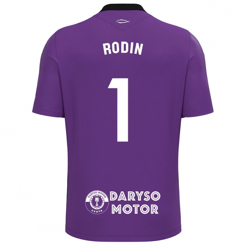 Danxen Femme Antonio Rodin #1 Maillot de Gardien Violet Blanc 2025/26 T-shirt