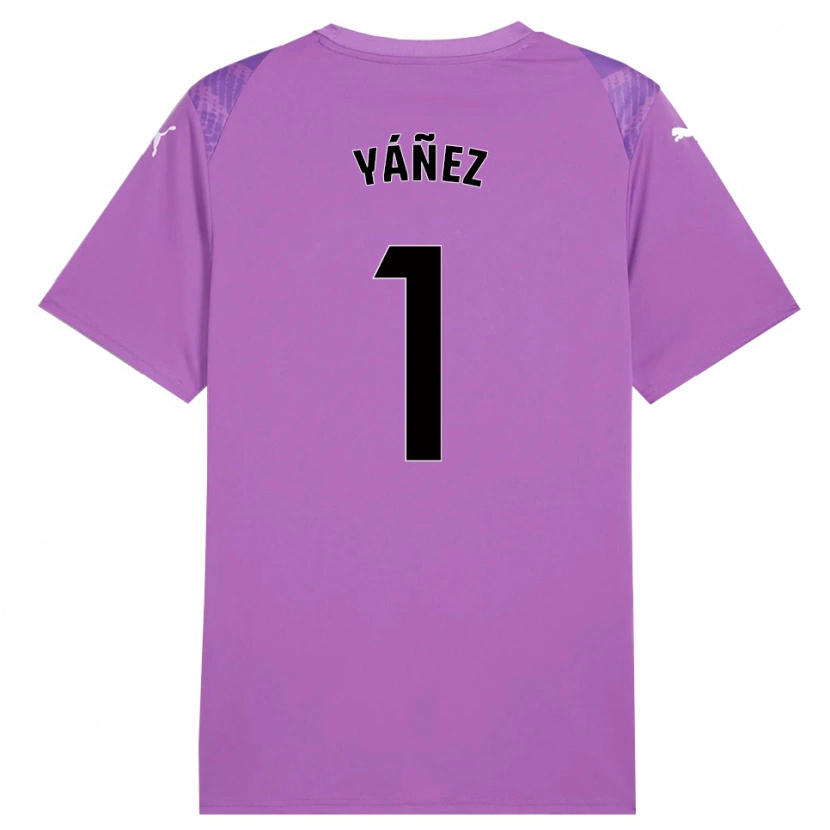 Danxen Femme Rubén Yáñez #1 Maillot de Gardien Noir Lillac 2025/26 T-shirt