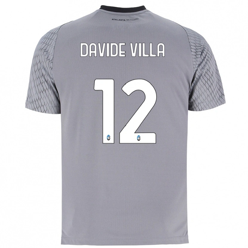 Danxen Femme Matteo Davide Villa #12 Maillot de Gardien Gris Bleu Rouge 2025/26 T-shirt