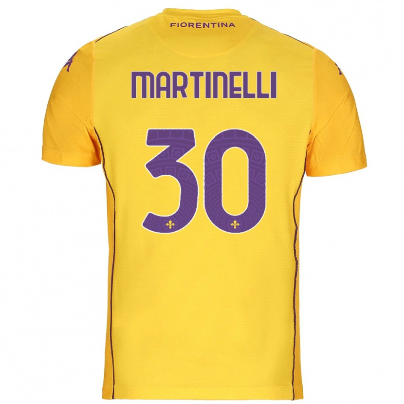 Danxen Femme Tommaso Martinelli #30 Maillot de Gardien Orange Jaune Violet 2025/26 T-shirt