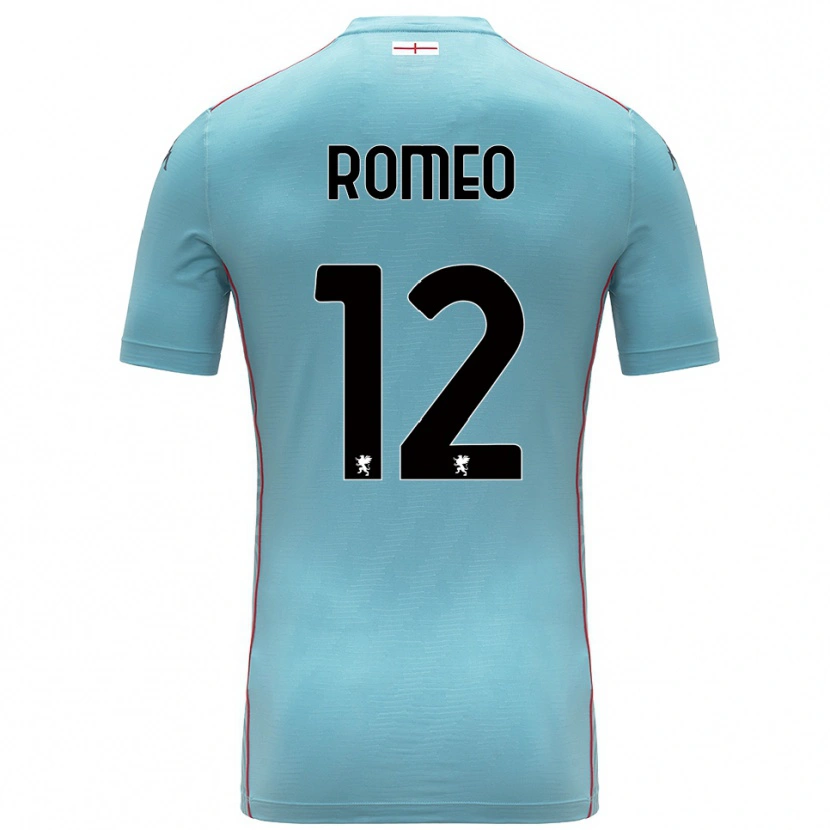 Danxen Femme Emanuele Romeo #12 Maillot de Gardien Gris Bleu 2025/26 T-shirt