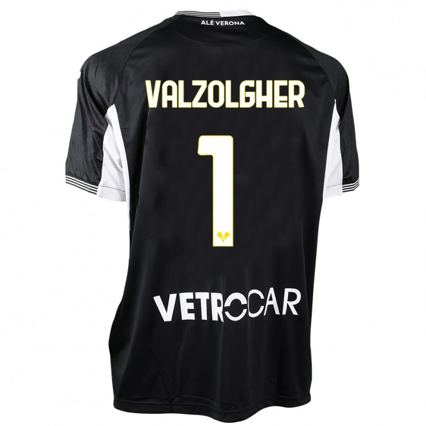 Danxen Femme Chiara Valzolgher #1 Maillot de Gardien Noir Blanc 2025/26 T-shirt