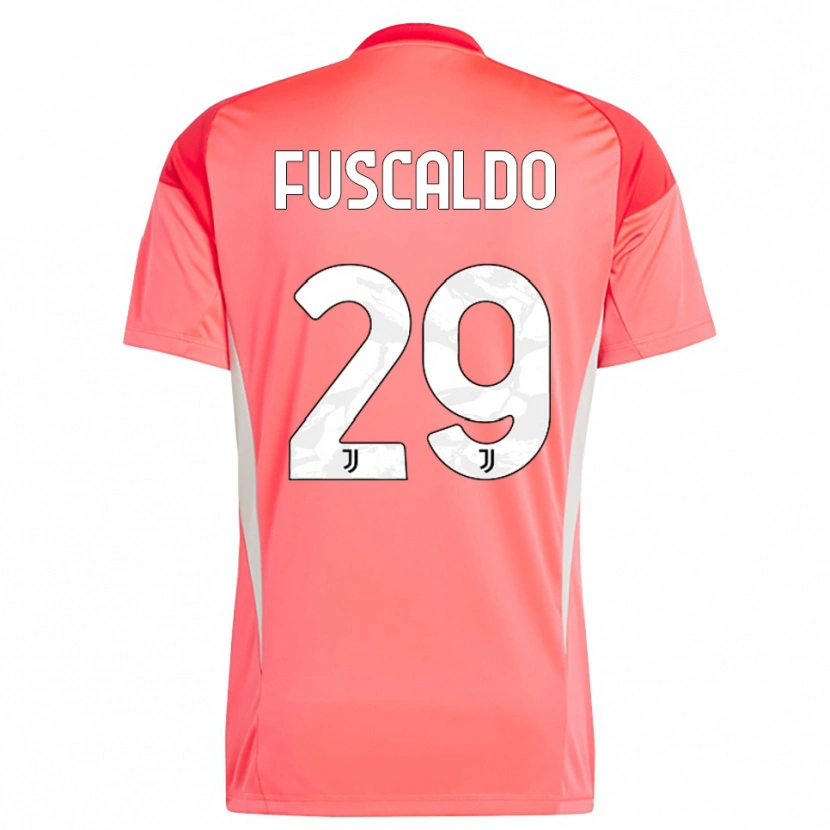 Danxen Femme Matteo Fuscaldo #29 Maillot de Gardien Orange Rouge 2025/26 T-shirt