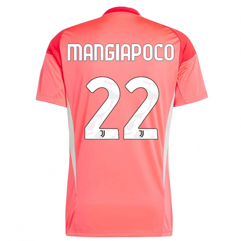 Danxen Femme Stefano Mangiapoco #22 Maillot de Gardien Orange Rouge 2025/26 T-shirt