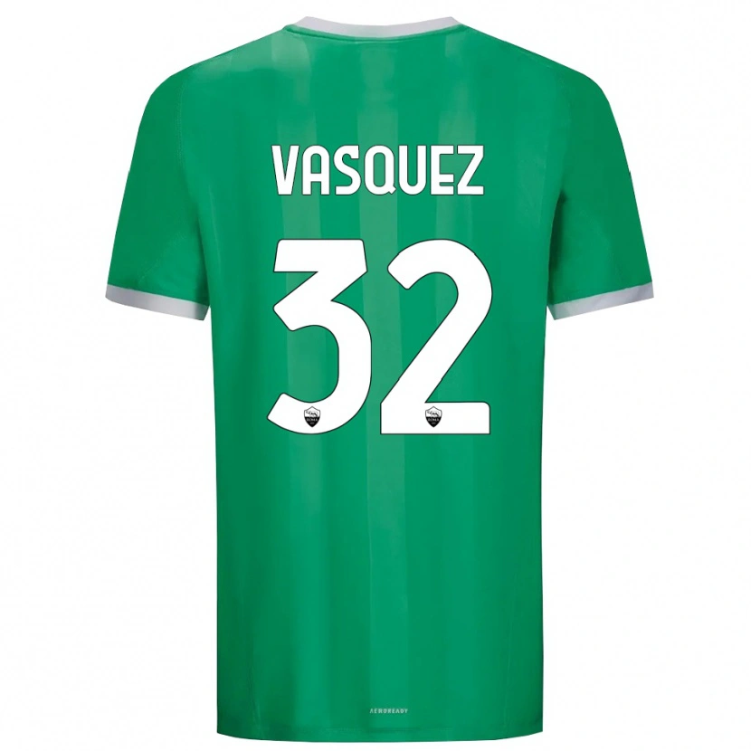 Danxen Femme Devis Vásquez #32 Maillot de Gardien Vert Blanc 2025/26 T-shirt