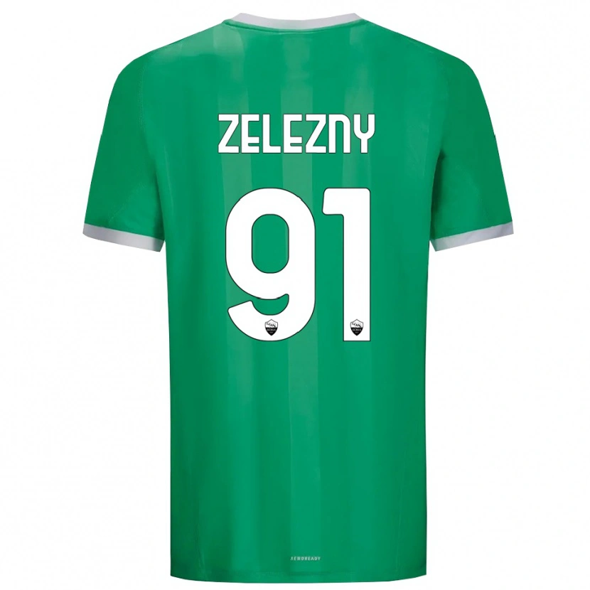 Danxen Femme Radoslaw Zelezny #91 Maillot de Gardien Vert Blanc 2025/26 T-shirt