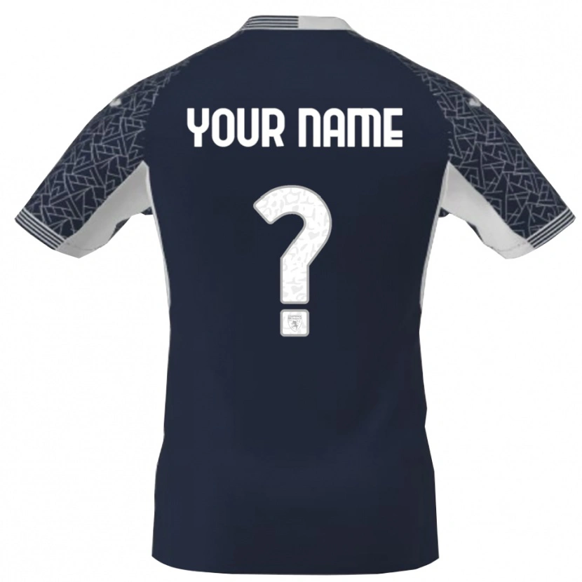 Danxen Femme Torino FC Maillot de Gardien Bleu Noir Blanc 2025/26 T-shirt