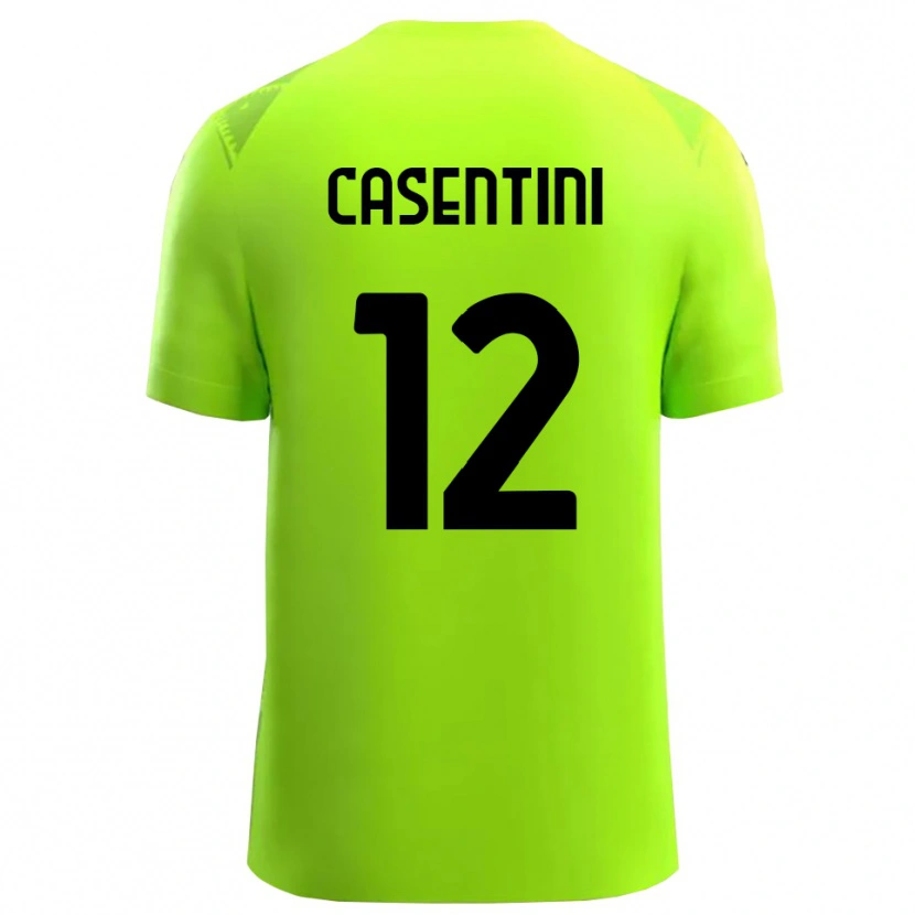 Danxen Femme Gabriele Casentini #12 Maillot de Gardien Vert Prairie Noir 2025/26 T-shirt