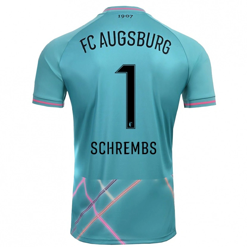 Danxen Femme Luis Schrembs #1 Maillot de Gardien Vert Marin Clair 2025/26 T-shirt