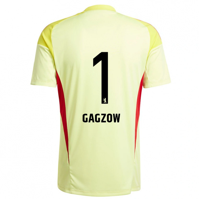 Danxen Femme Fritz Gagzow #1 Maillot de Gardien Jaune Clair Noir 2025/26 T-shirt