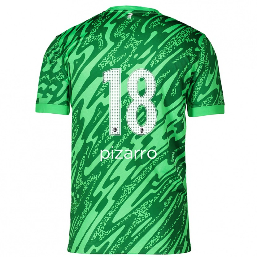 Danxen Femme Théodore Pizarro #18 Maillot de Gardien Vert Blanc 2025/26 T-shirt