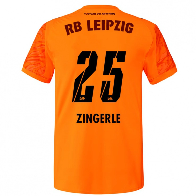 Danxen Femme Leopold Zingerle #25 Maillot de Gardien Orange Rouge 2025/26 T-shirt