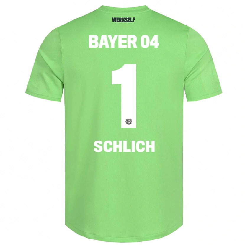Danxen Femme Jesper Schlich #1 Maillot de Gardien Vert Clair Blanc 2025/26 T-shirt
