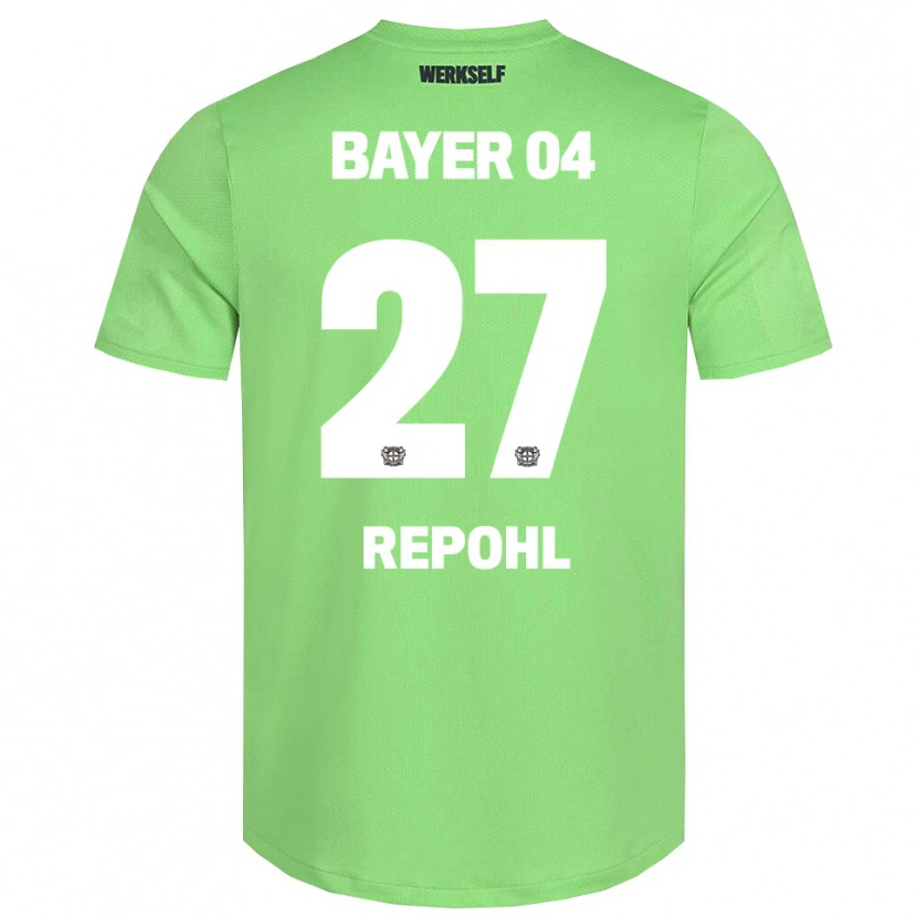 Danxen Femme Friederike Repohl #27 Maillot de Gardien Vert Clair Blanc 2025/26 T-shirt