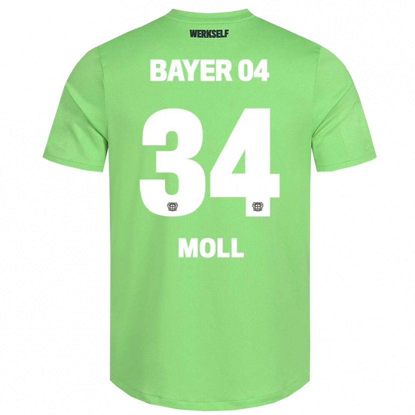 Danxen Femme Anne Moll #34 Maillot de Gardien Vert Clair Blanc 2025/26 T-shirt