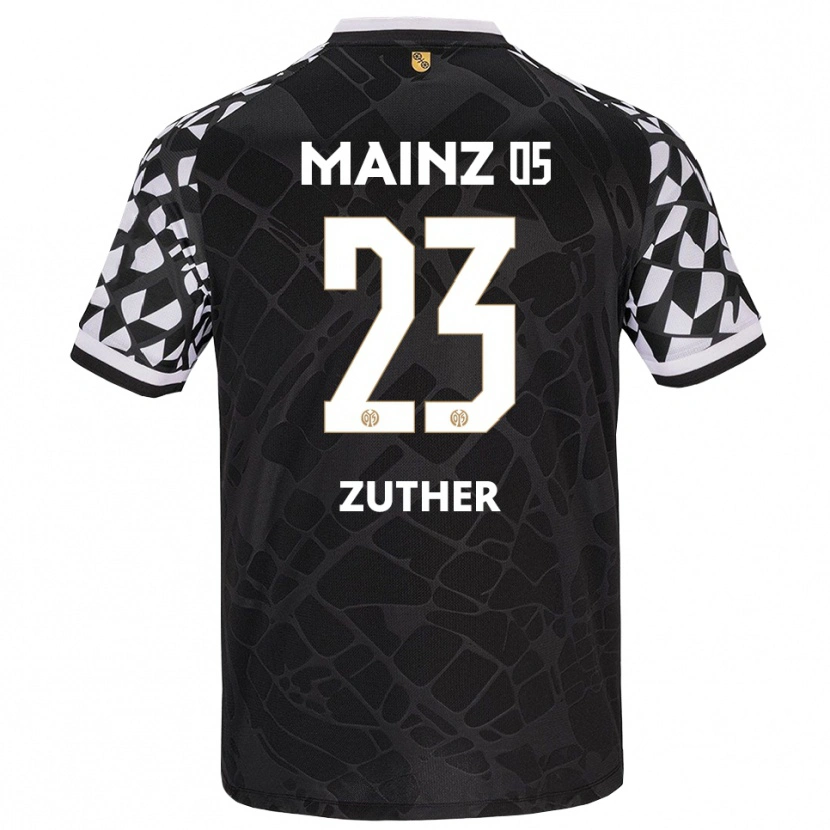 Danxen Femme Pit Zuther #23 Maillot de Gardien Noir Blanc 2025/26 T-shirt