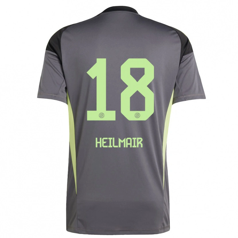 Danxen Femme Hannes Heilmair #18 Maillot de Gardien Jaune Vert Noir 2025/26 T-shirt