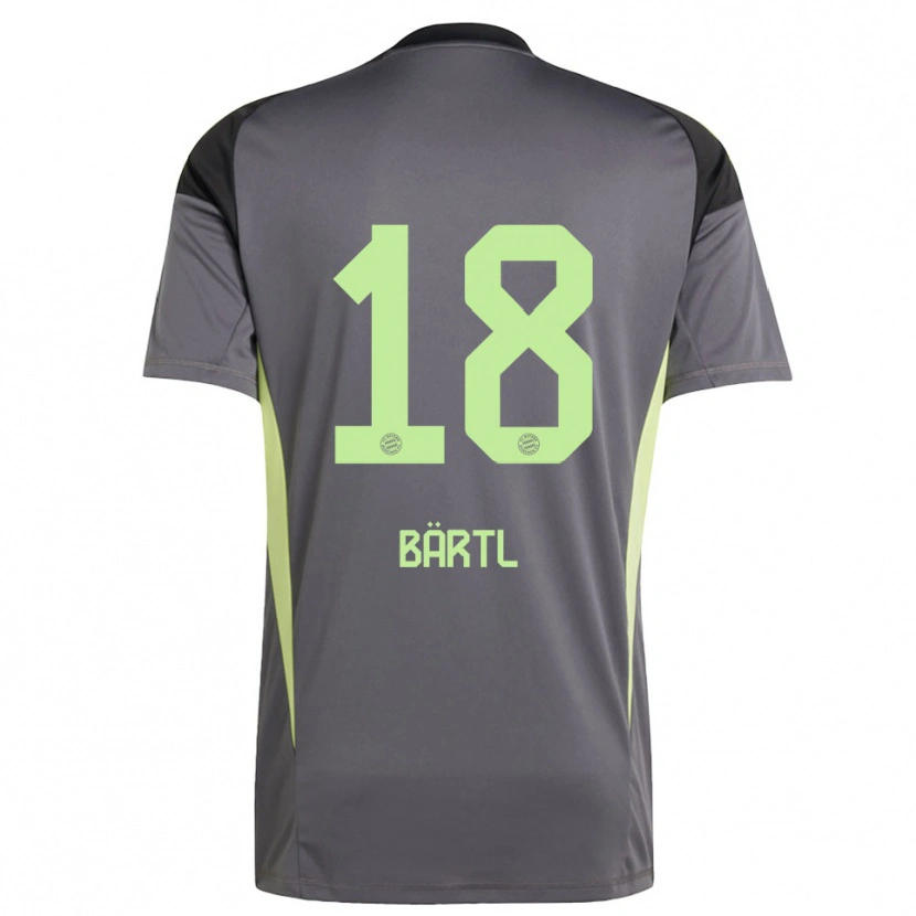 Danxen Femme Jannis Bärtl #18 Maillot de Gardien Jaune Vert Noir 2025/26 T-shirt