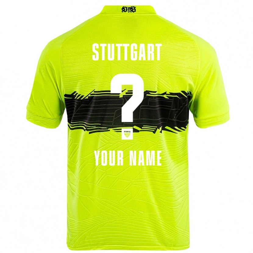 Danxen Femme VfB Stuttgart Maillot de Gardien Vert Jaune Noir 2025/26 T-shirt