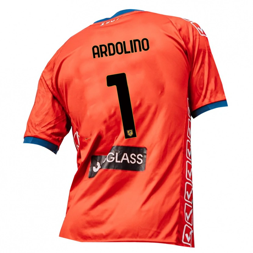 Danxen Femme Antonio Ardolino #1 Maillot de Gardien Orange Rouge 2025/26 T-shirt