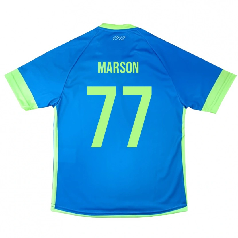 Danxen Femme Leonardo Marson #77 Maillot de Gardien Bleu Vert Jaune 2025/26 T-shirt