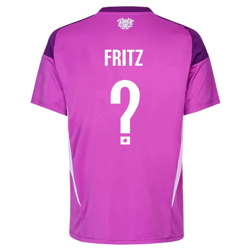 Danxen Femme Gustav Fritz #0 Maillot de Gardien Blanc Lilas Violet 2025/26 T-shirt