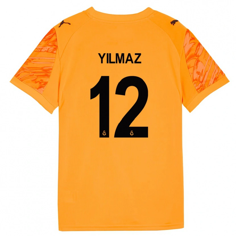Danxen Femme Arda Yılmaz #12 Maillot de Gardien Orange Foncé Noir 2025/26 T-shirt