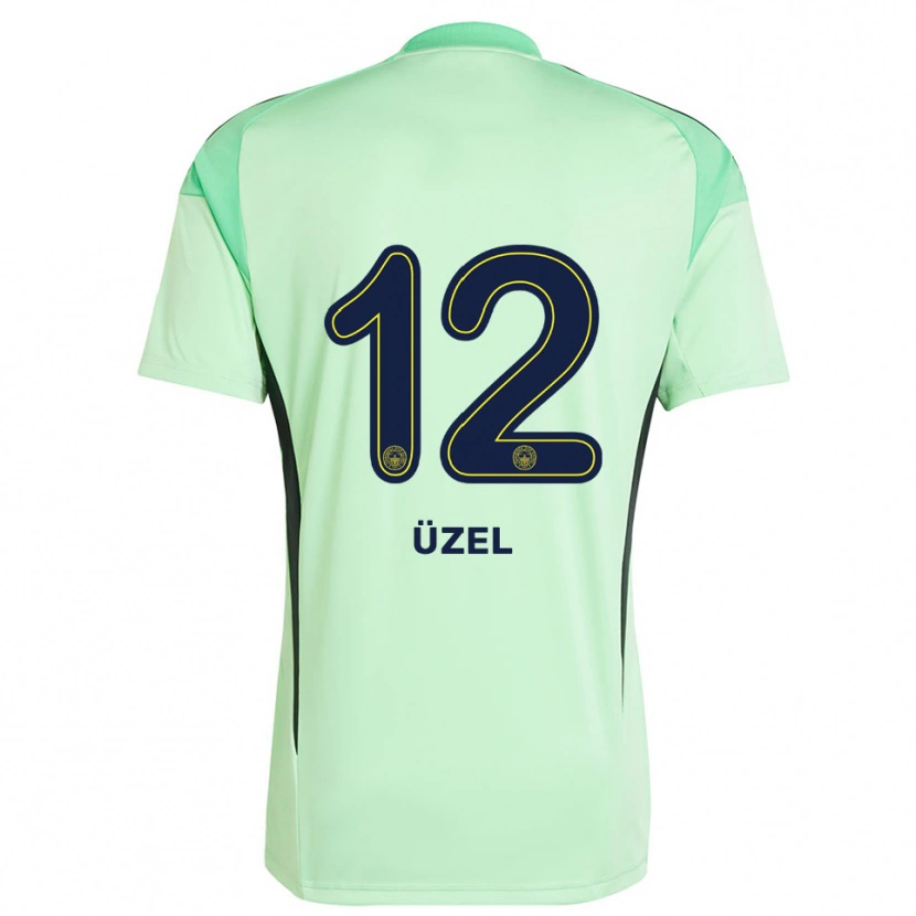 Danxen Femme Nevzat Üzel #12 Maillot de Gardien Vert Clair Noir 2025/26 T-shirt