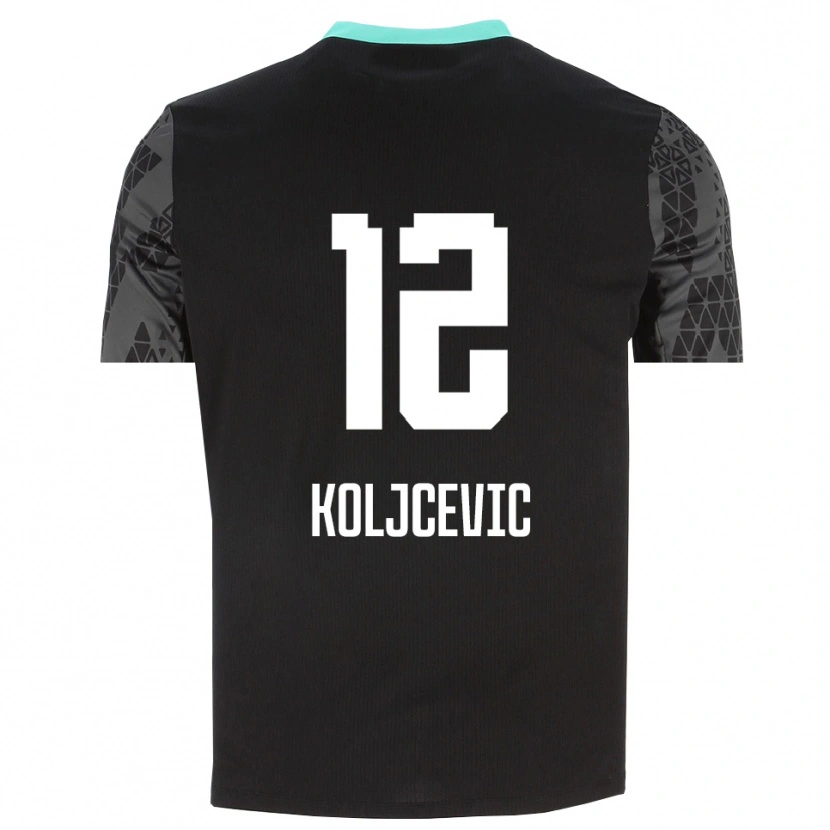 Danxen Femme Danilo Koljcevic #12 Maillot de Gardien Gris Anthracite Noir 2025/26 T-shirt