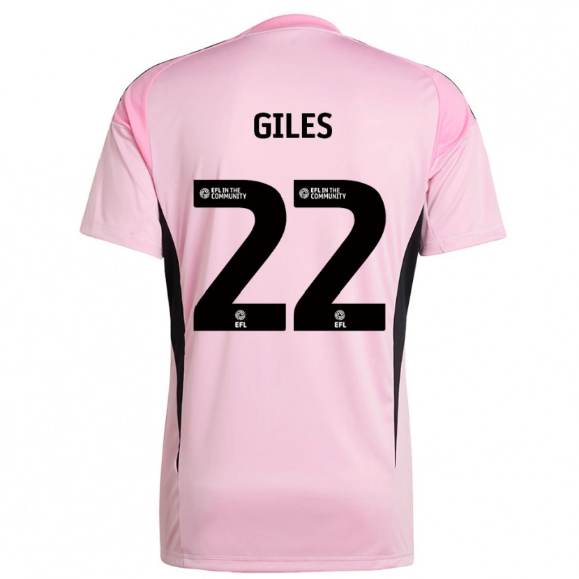 Danxen Femme Olivia Giles #22 Maillot de Gardien Noir Rose 2025/26 T-shirt