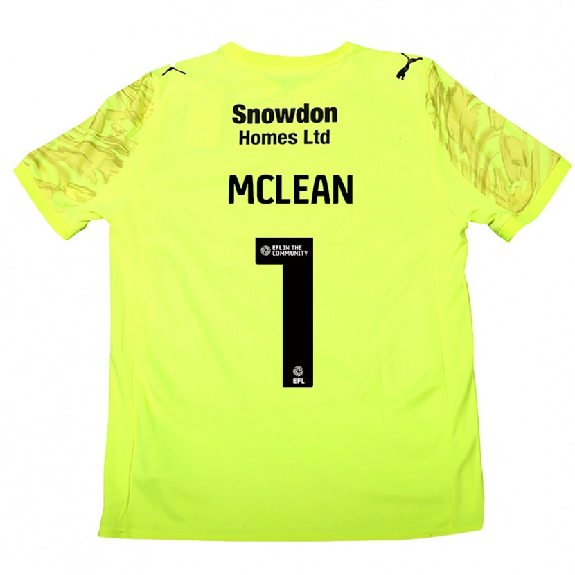 Danxen Femme Katie Mclean #1 Maillot de Gardien Vert Fluorescent 2025/26 T-shirt