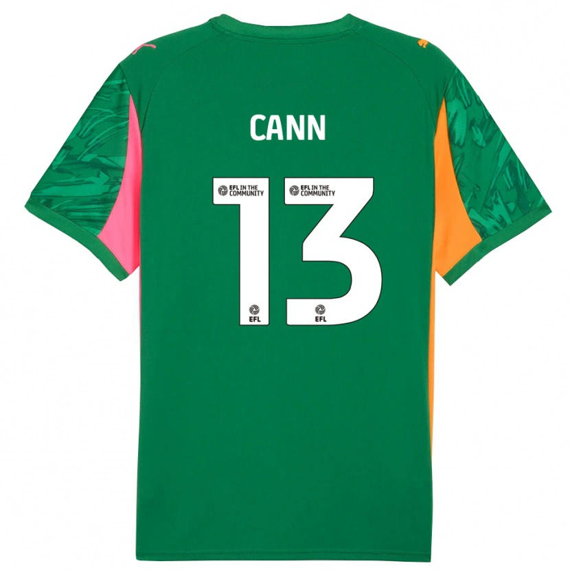 Danxen Femme Ted Cann #13 Maillot de Gardien Vert Orange Rose 2025/26 T-shirt