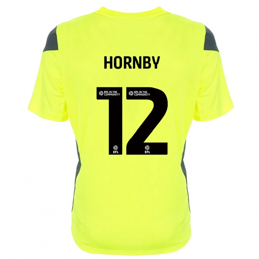 Danxen Femme Sam Hornby #12 Maillot de Gardien Noir Vert Fluorescent 2025/26 T-shirt