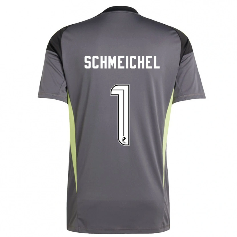 Danxen Femme Kasper Schmeichel #1 Maillot de Gardien Blanc Gris 2025/26 T-shirt
