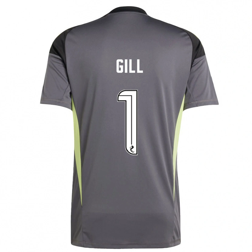 Danxen Femme Marcus Gill #1 Maillot de Gardien Blanc Gris 2025/26 T-shirt