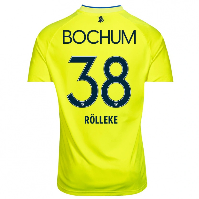 Danxen Femme Hugo Rölleke #38 Maillot de Gardien Vert Jaune 2025/26 T-shirt