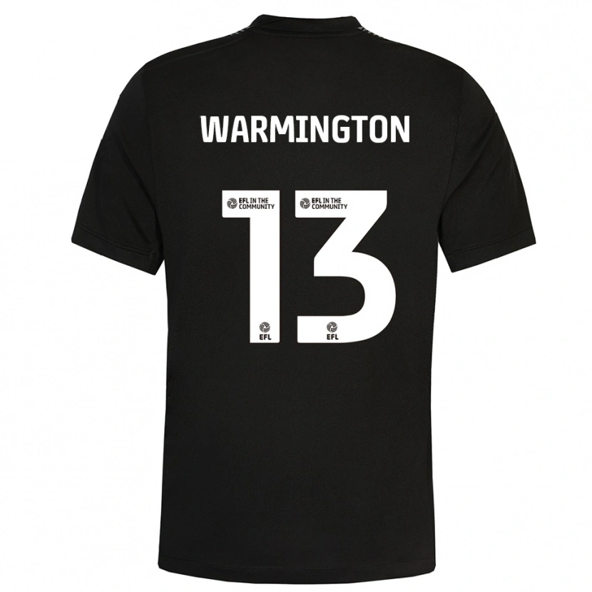 Danxen Femme Tyrese Warmington #13 Maillot de Gardien Noir Blanc 2025/26 T-shirt