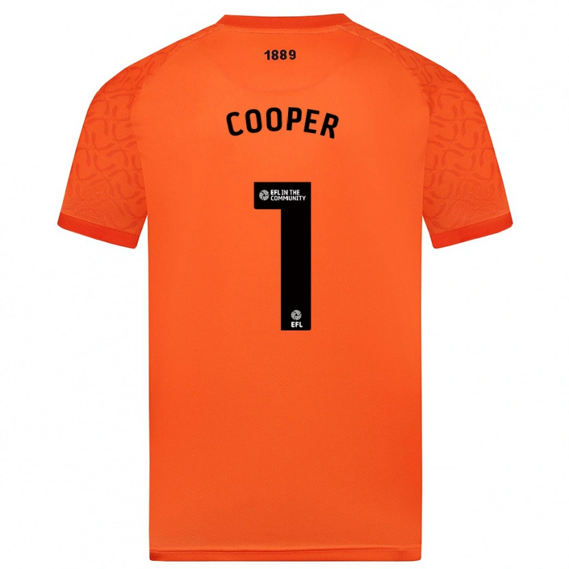 Danxen Femme Michael Cooper #1 Maillot de Gardien Noir Orange 2025/26 T-shirt
