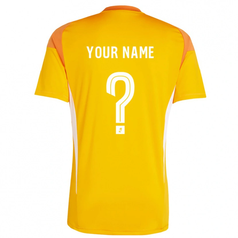 Danxen Femme Olympique Lyonnais Maillot de Gardien Rouge Orange 2025/26 T-shirt