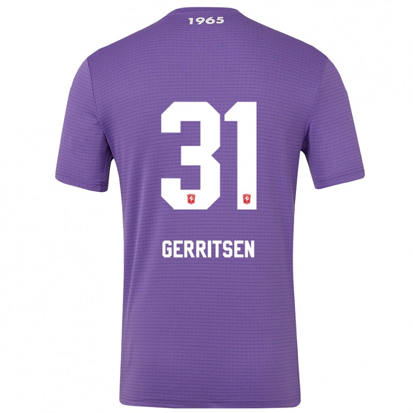 Danxen Femme Yannick Gerritsen #31 Maillot de Gardien Violet Moyen 2025/26 T-shirt